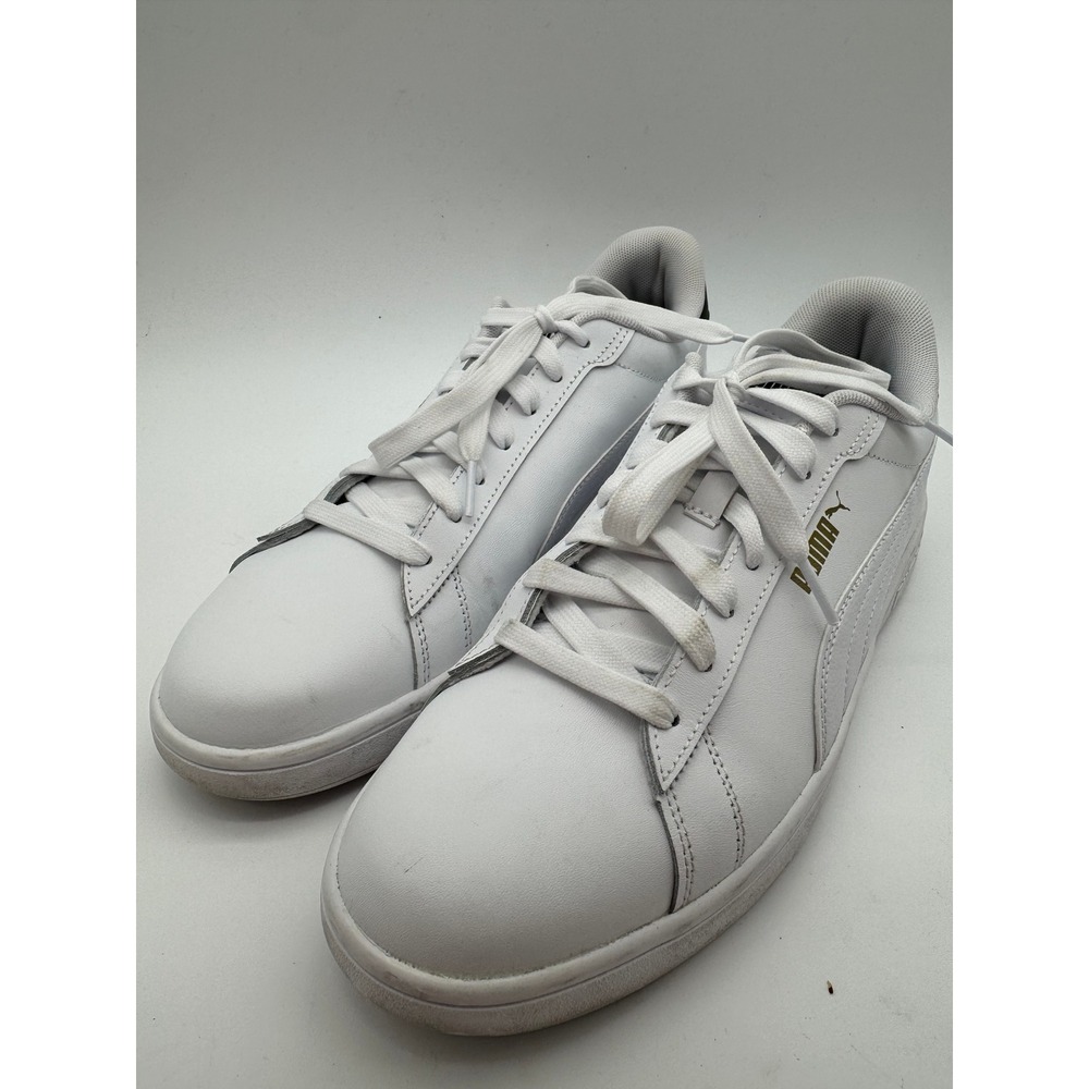 Puma Men's Ace Court Shoes Size 10.5 White Casual Sneakers Lace Up